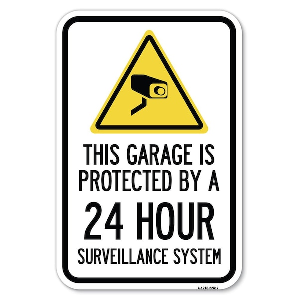 Safety Sign, 12 in Height, Aluminum, 22817